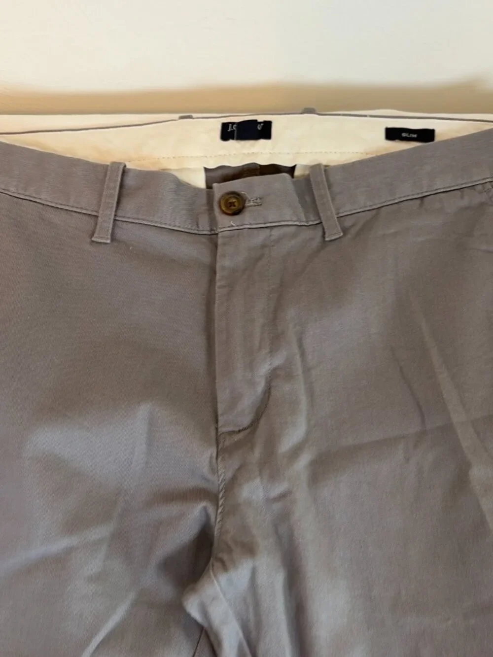 J. Crew Flex Slim Pants Men's 34x30 Gray